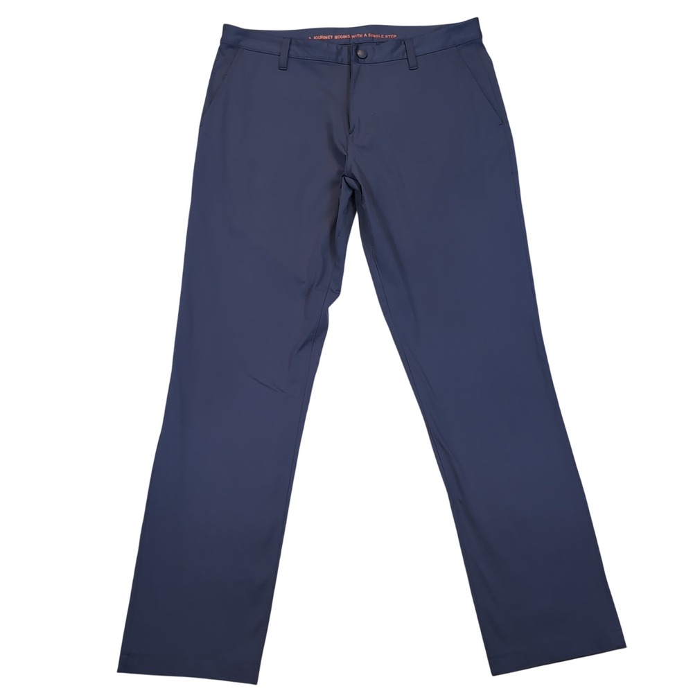 Rhone Commuter Pants Mens Size 34 (36x31) Navy Blue Performance Stretch Chino